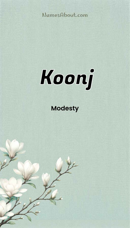 Meaning of Koonj