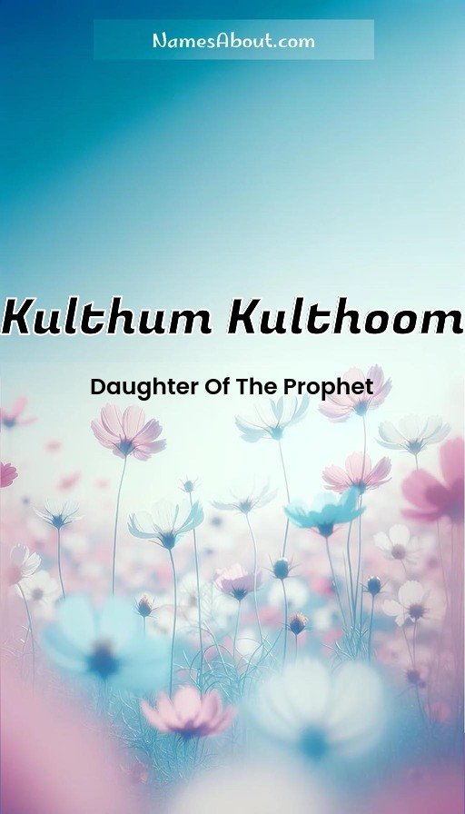 Meaning of Kulthum kulthoom