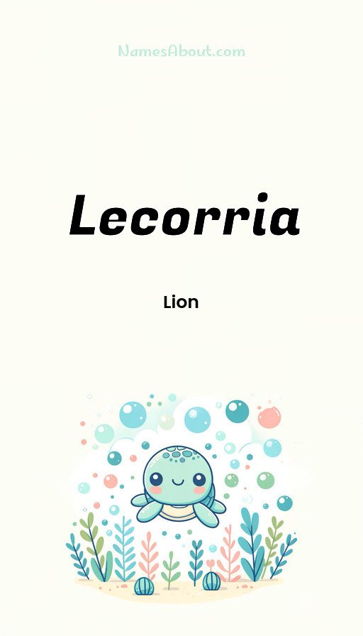 Meaning of Lecorria