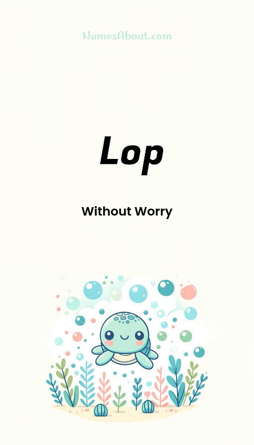 Meaning of Lop