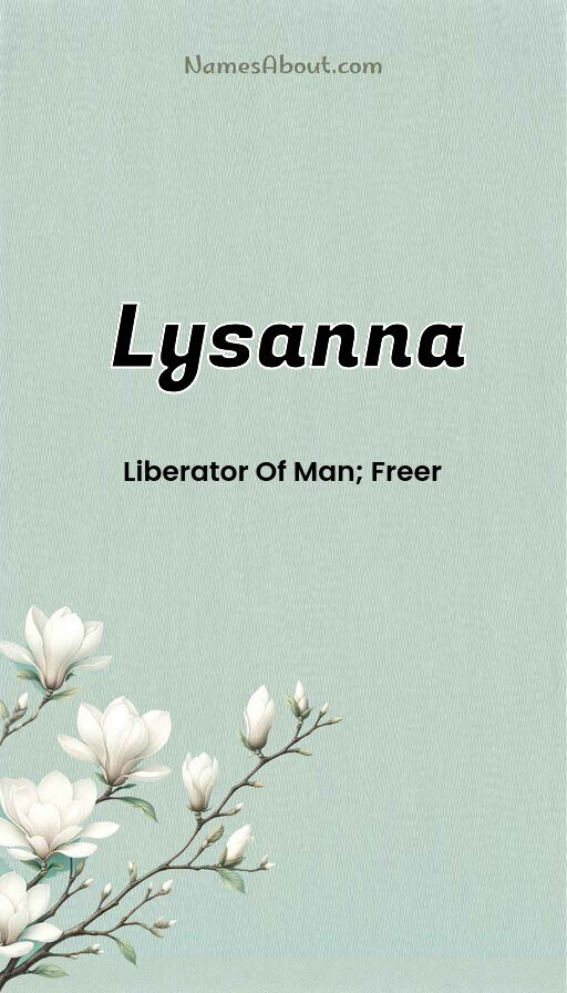 Meaning of Lysanna