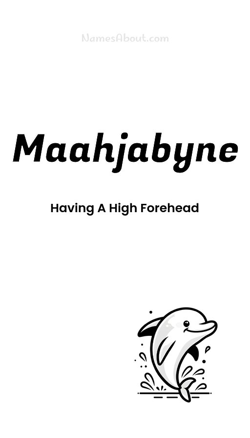 Meaning of Maahjabyne