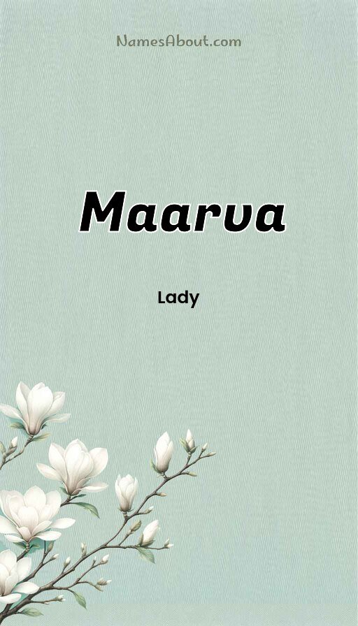 Meaning of Maarva