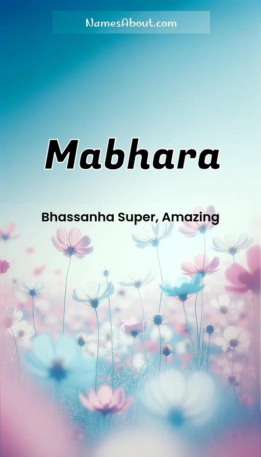 Meaning of Mabhara