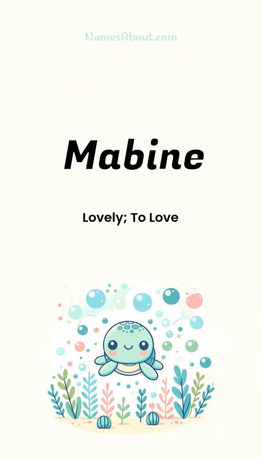 Meaning of Mabine