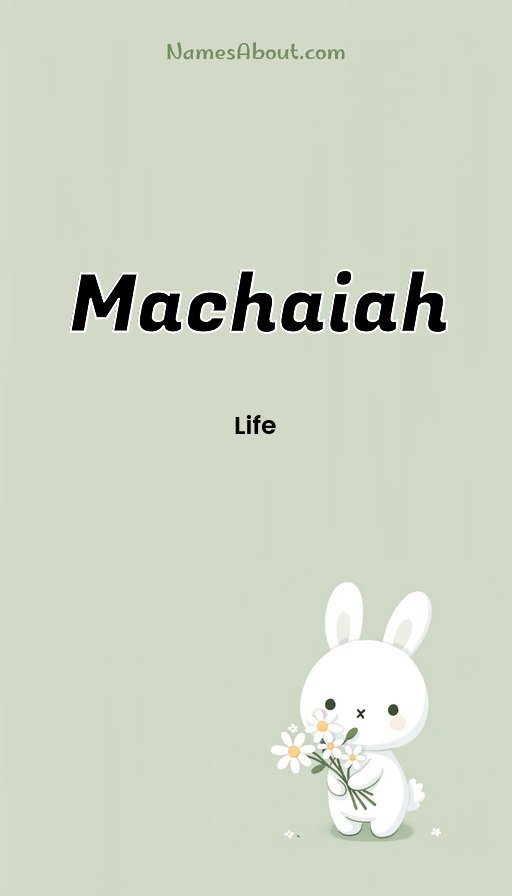 Meaning of Machaiah