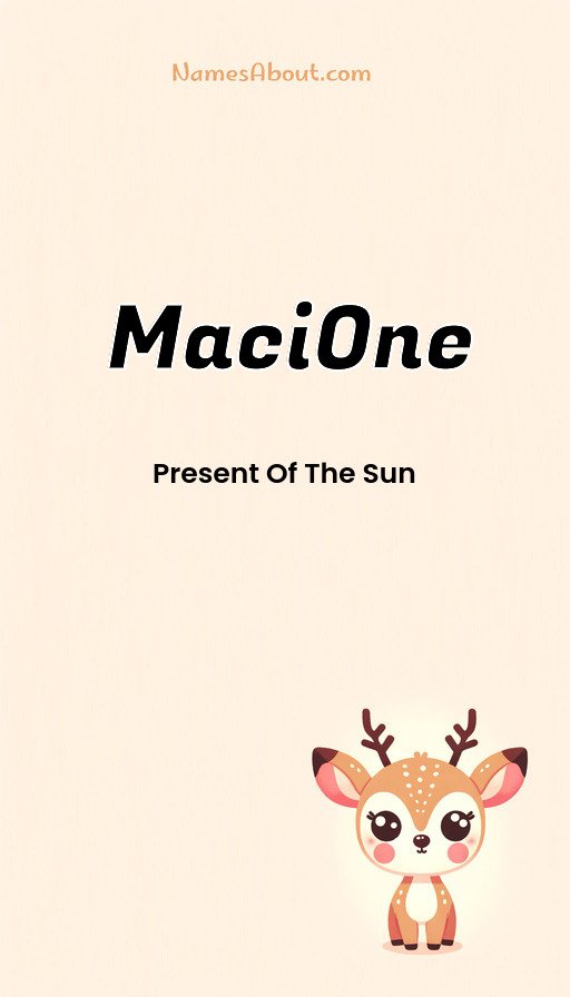 Meaning of Macione