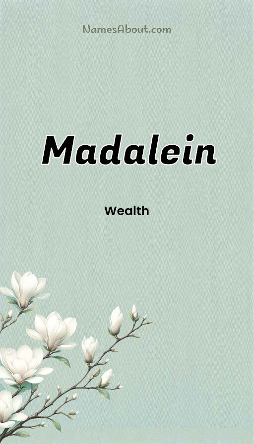 Meaning of Madalein
