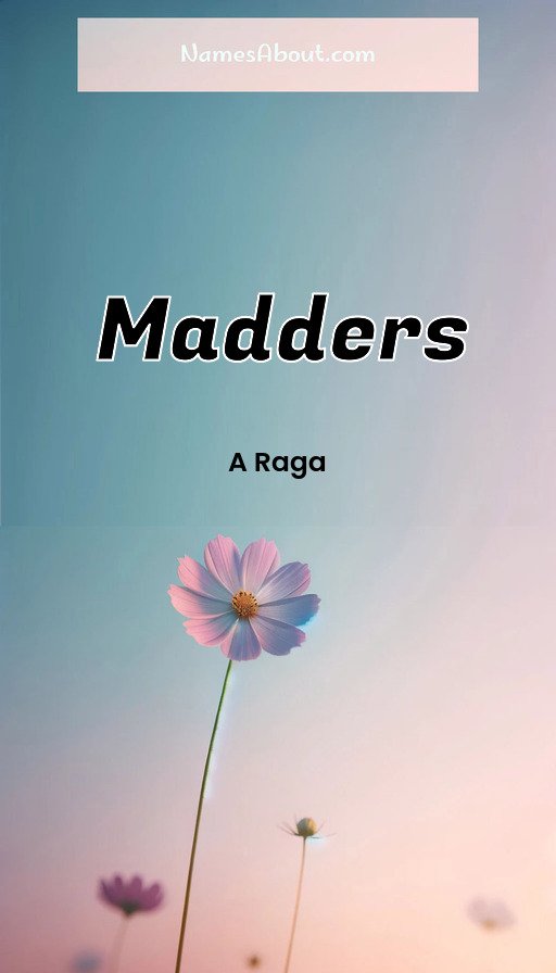 Meaning of Madders