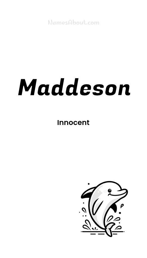 Meaning of Maddeson