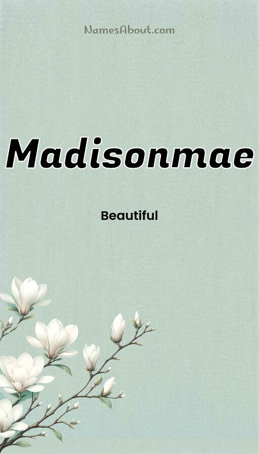 Meaning of Madisonmae
