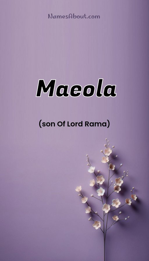 Meaning of Maeola