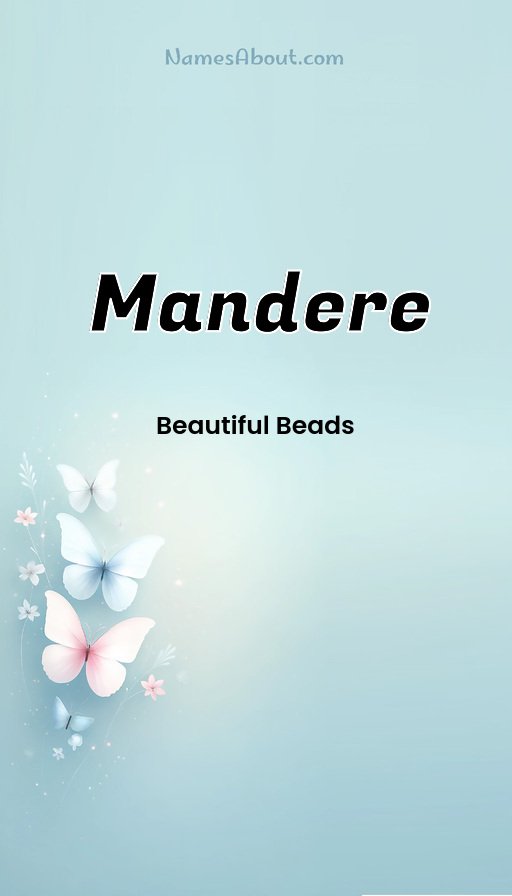 Meaning of Mandere