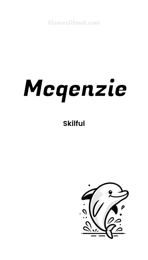 Meaning of Mcqenzie