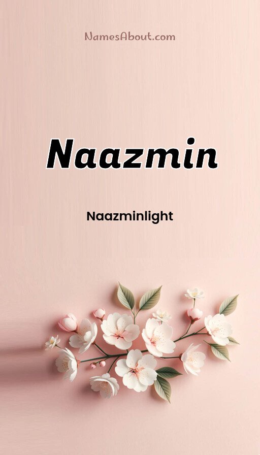 Meaning of Naazmin