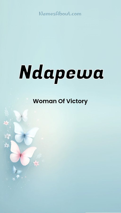 Meaning of Ndapewa