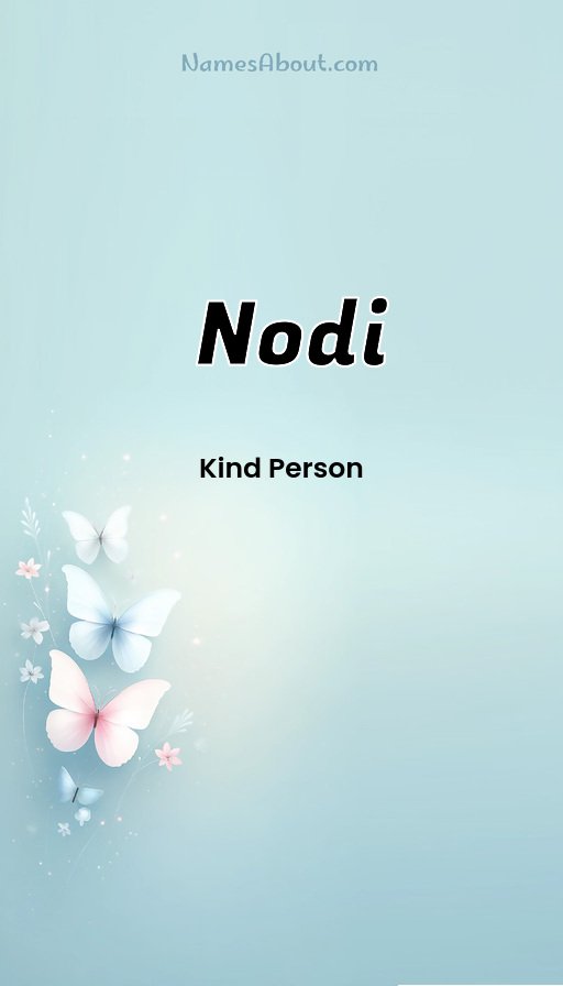Meaning of Nodi