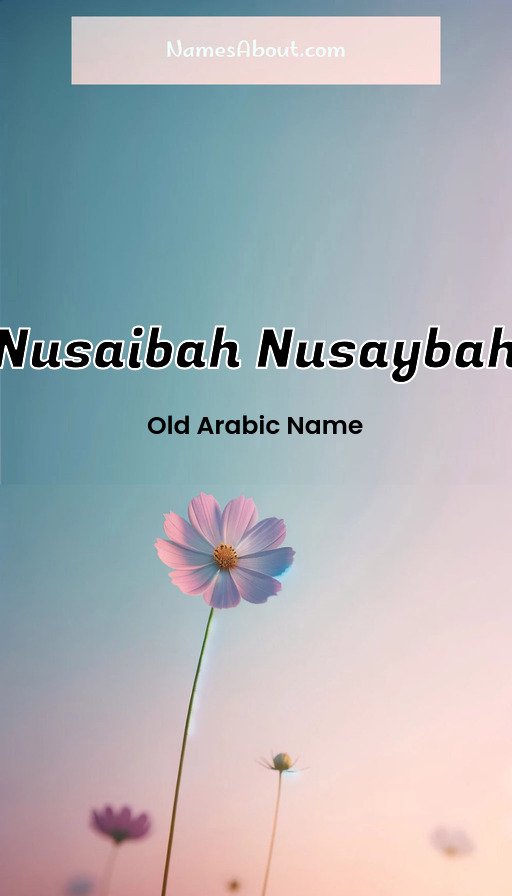 Meaning of Nusaibah Nusaybah