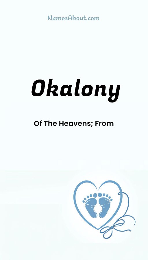 Meaning of Okalony
