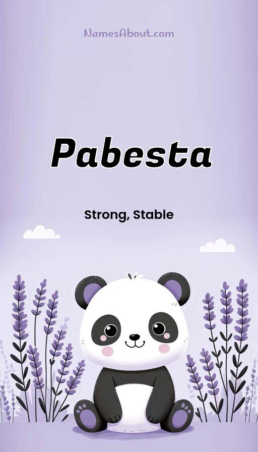 Meaning of Pabesta