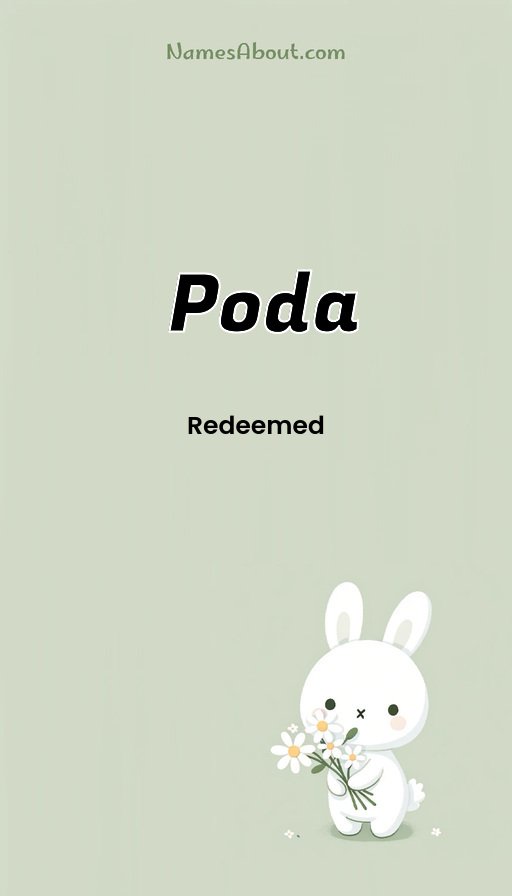 Meaning of Poda