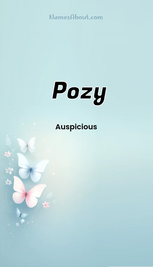 Meaning of Pozy