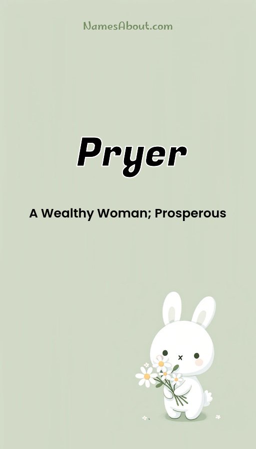 Meaning of Pryer