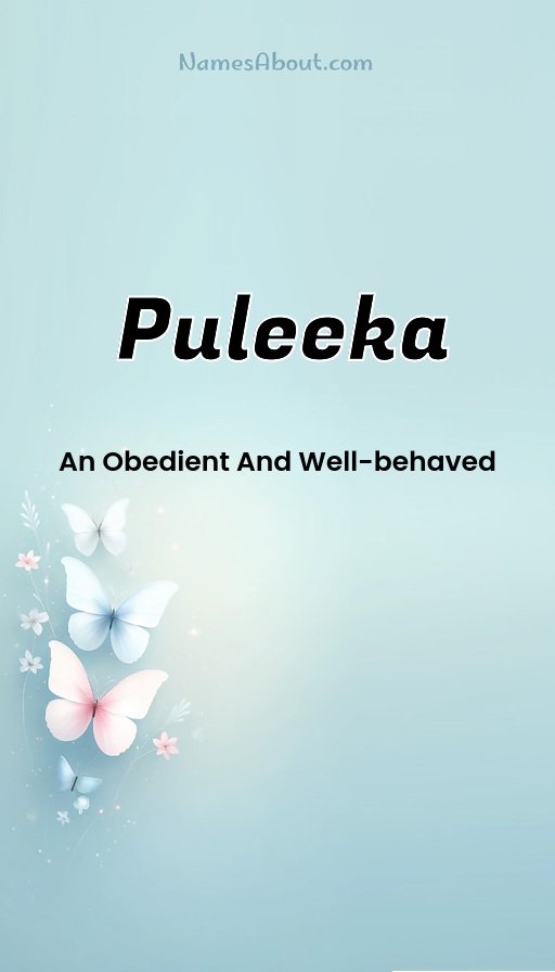 Meaning of Puleeka