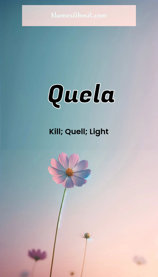 Meaning of Quela