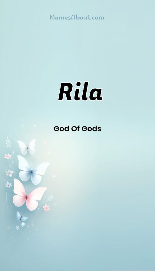 Meaning of Rila