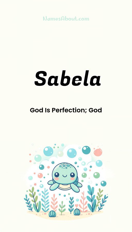Meaning of Sabela