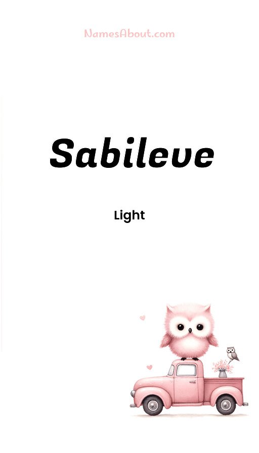Meaning of Sabileve