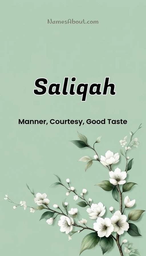 Meaning of Saliqah