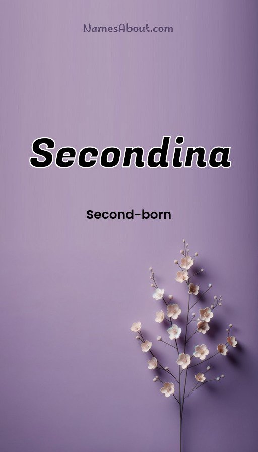 Meaning of Secondina