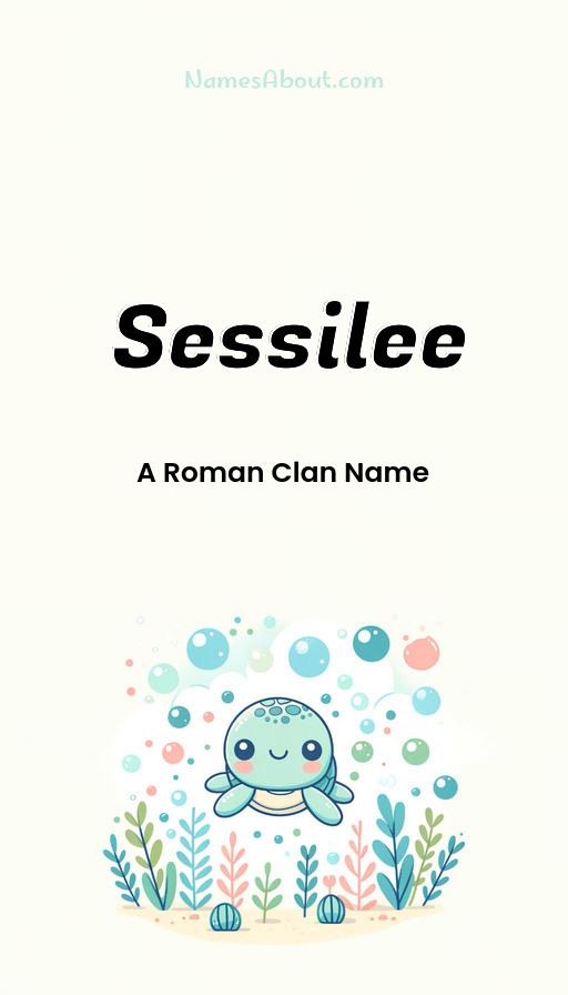 Sessilee name and meaning