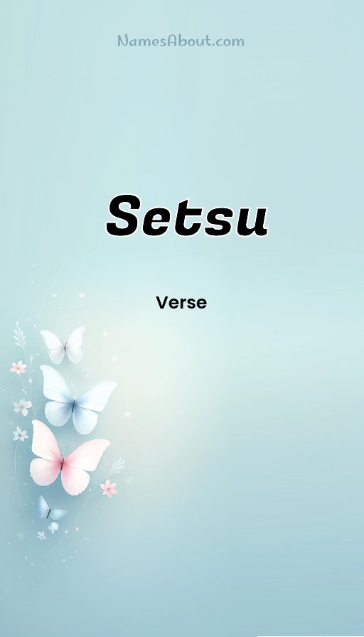 Meaning of Setsu