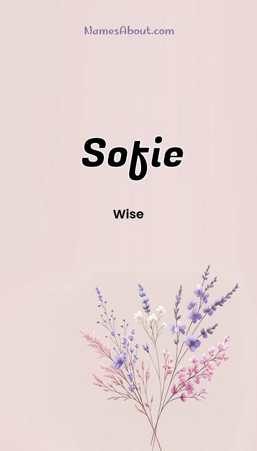 Sofie name and meaning