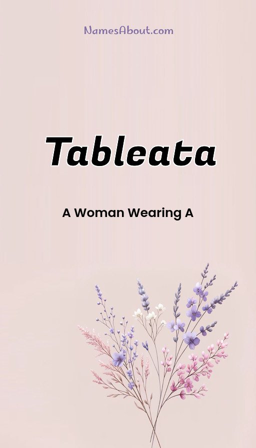 Meaning of Tableata
