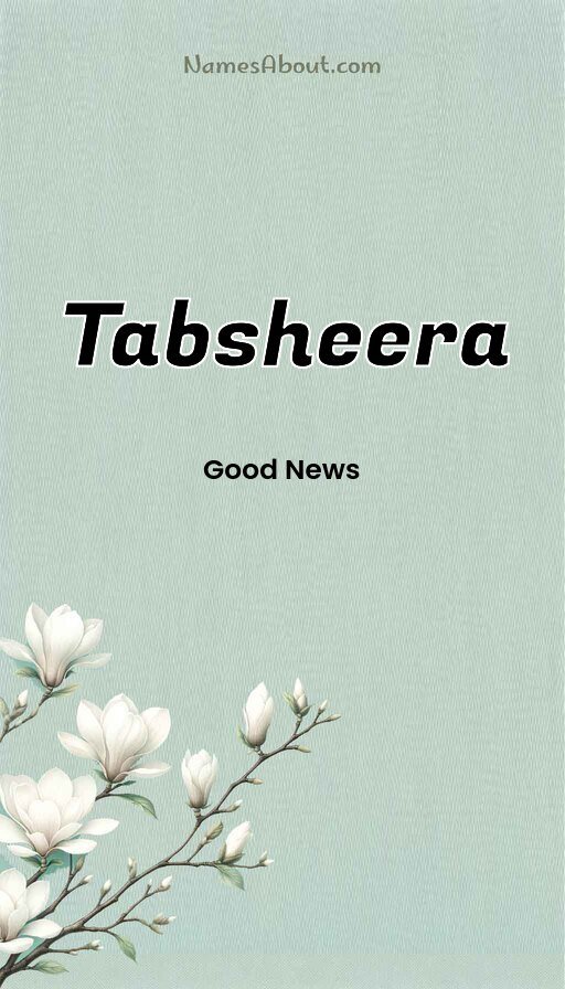Meaning of Tabsheera