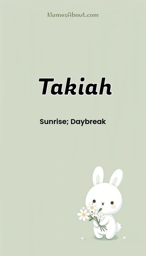 Meaning of Takiah