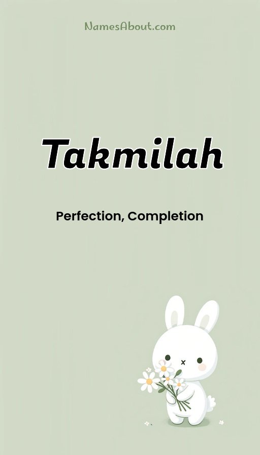 Meaning of Takmilah