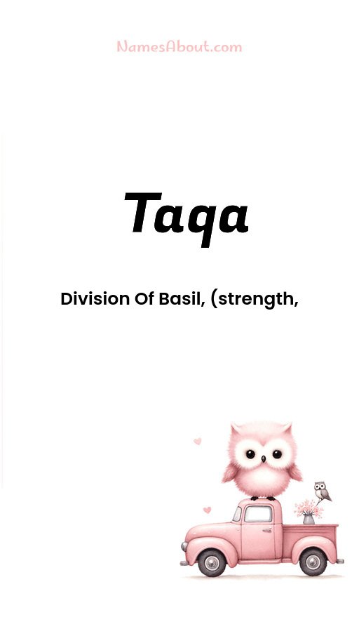 Meaning of Taqa