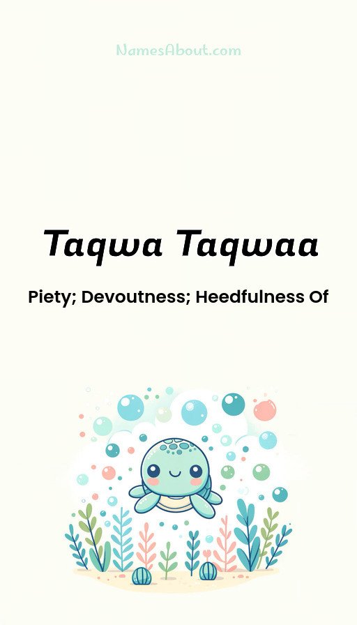 Meaning of Taqwa taqwaa
