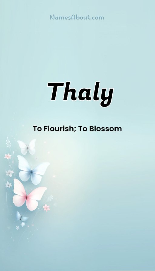 Meaning of Thaly