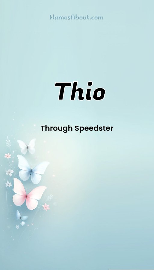 Meaning of Thio