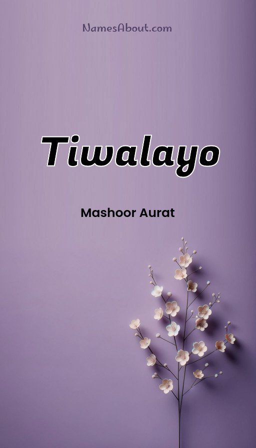 Meaning of Tiwalayo