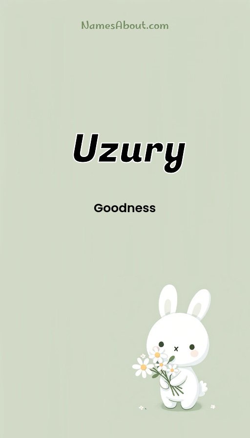 Meaning of Uzury