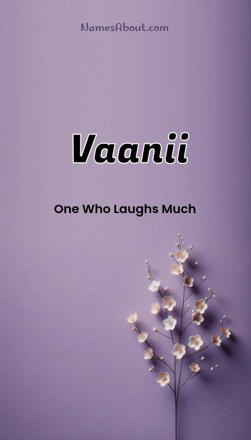 Meaning of Vaanii