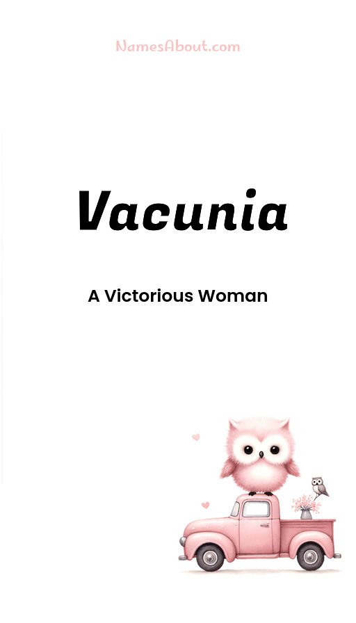 Meaning of Vacunia