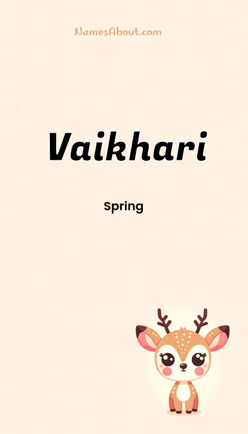 Meaning of Vaikhari